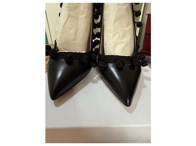 Tacchi Marc Jacobs in pelle nera Nero - vista 9