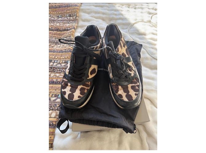 Sneakers Dolce & Gabbana in pelle leopardato Stampa leopardo - vista 2