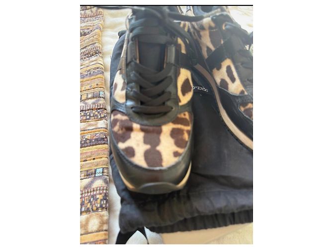 Sneakers Dolce & Gabbana in pelle leopardato Stampa leopardo - vista 3