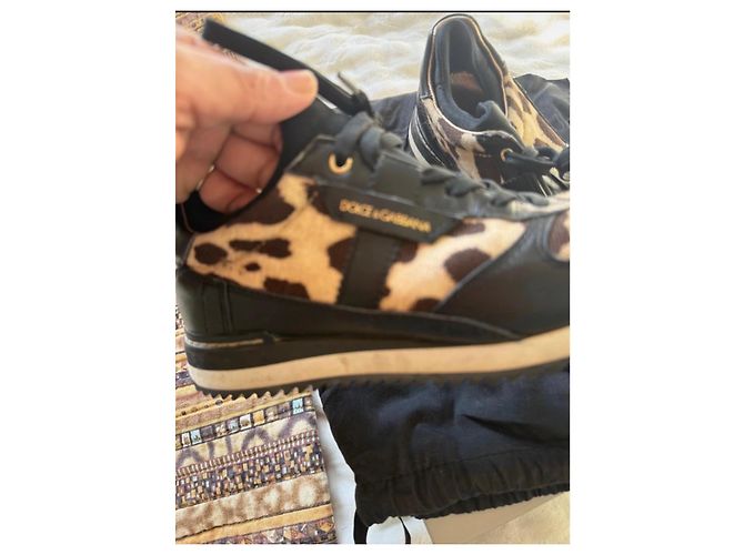 Sneakers Dolce & Gabbana in pelle leopardato Stampa leopardo - vista 5