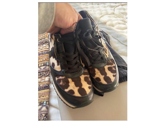 Sneakers Dolce & Gabbana in pelle leopardato Stampa leopardo - vista 8