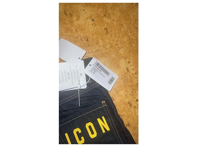 Jeans Icon Dsquared2 Blu Navy - vista 7