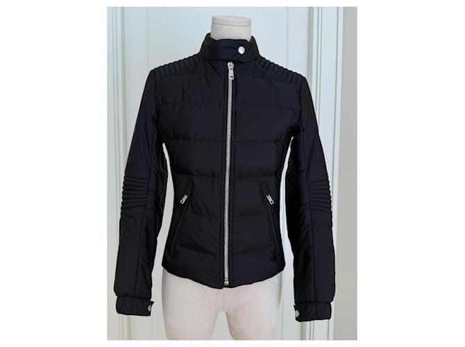 Prada Black Down Jacket Polyester Size 38 - view 2