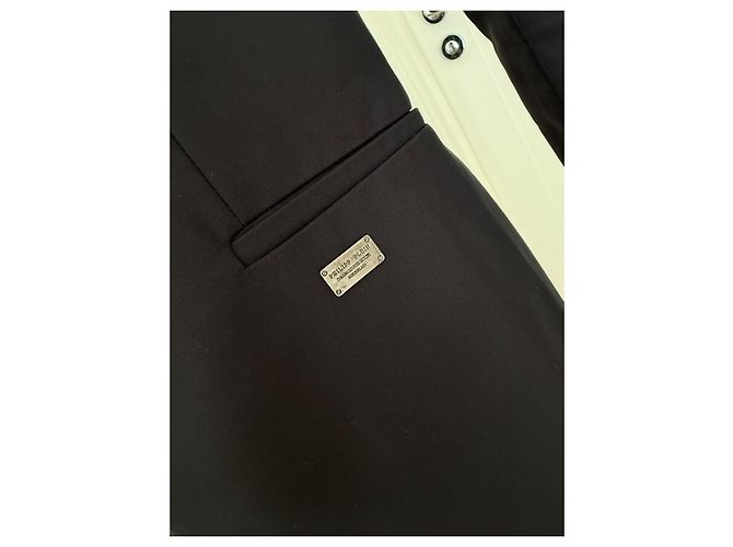 Giacca in cotone nera Philipp Plein Nero - vista 5