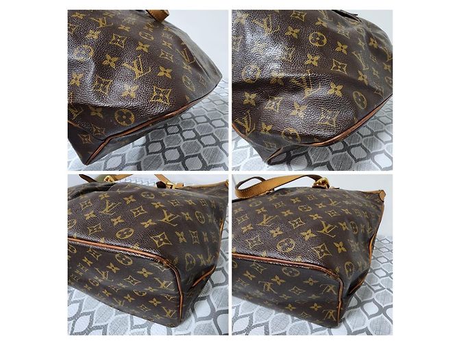 LOUIS VUITTON Borsa a Spalla Monogram Palermo GM Marrone/Beige - vista 12