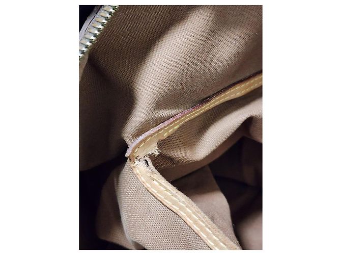 LOUIS VUITTON Borsa a Spalla Monogram Palermo GM Marrone/Beige - vista 13