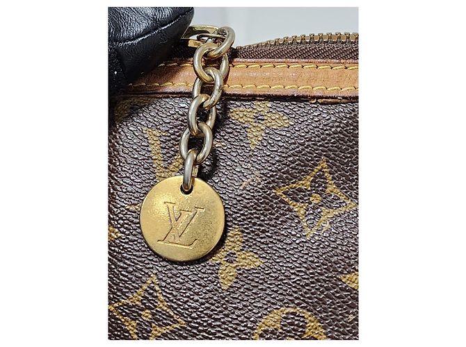 LOUIS VUITTON Borsa a Spalla Monogram Palermo GM Marrone/Beige - vista 6