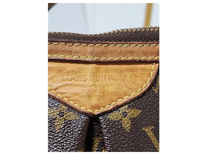 LOUIS VUITTON Borsa a Spalla Monogram Palermo GM Marrone/Beige - vista 7