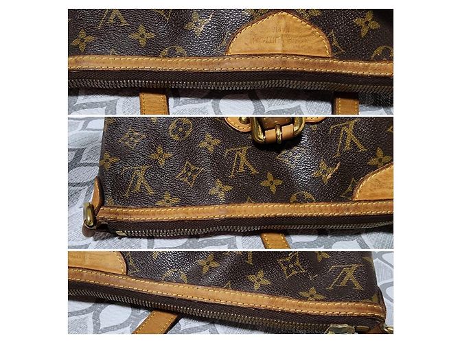 LOUIS VUITTON Borsa a Spalla Monogram Palermo GM Marrone/Beige - vista 9