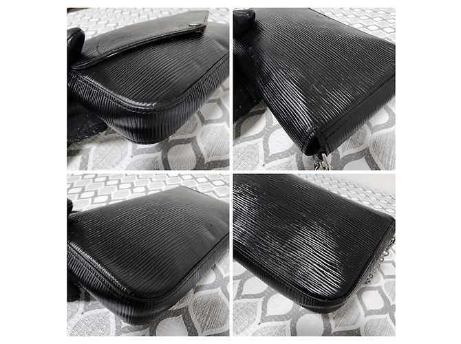 Borsa a tracolla Felicie Epi Louis Vuitton Nera Nero - vista 10