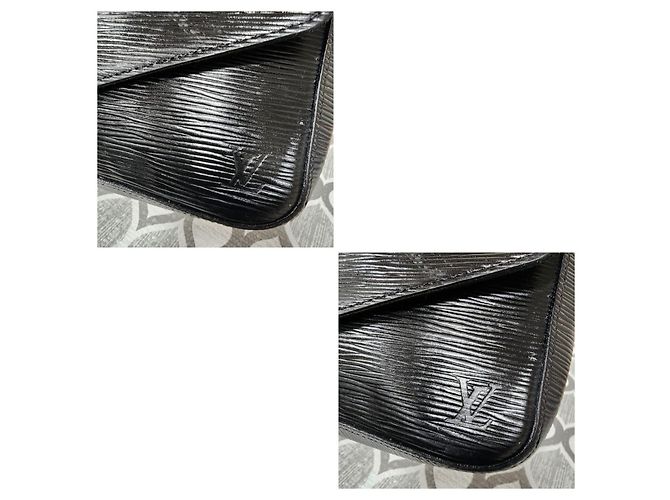 Borsa a tracolla Felicie Epi Louis Vuitton Nera Nero - vista 8