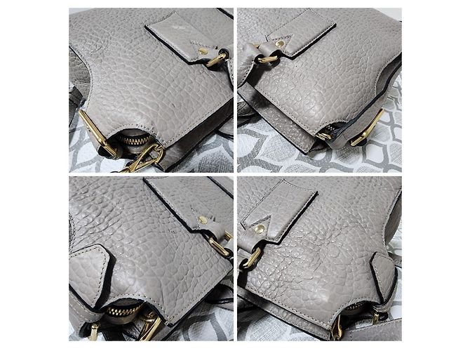 Borsa a tracolla Clifton in check House Burberry grigia Grigio - vista 10