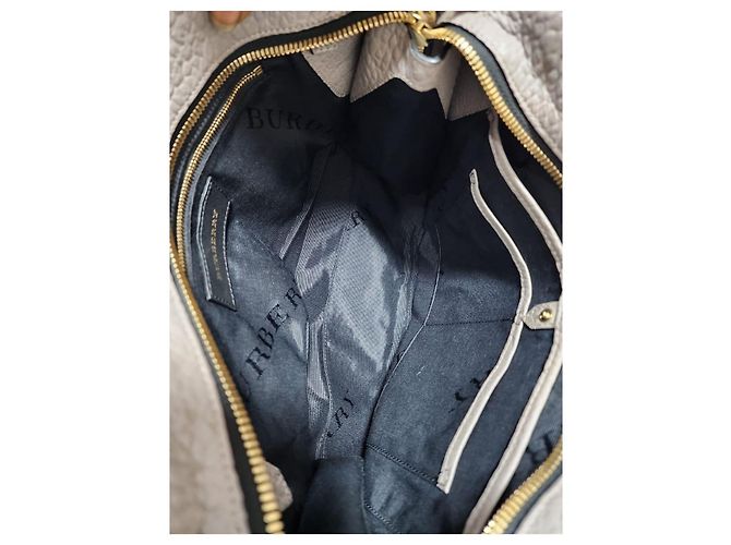 Borsa a tracolla Clifton in check House Burberry grigia Grigio - vista 13