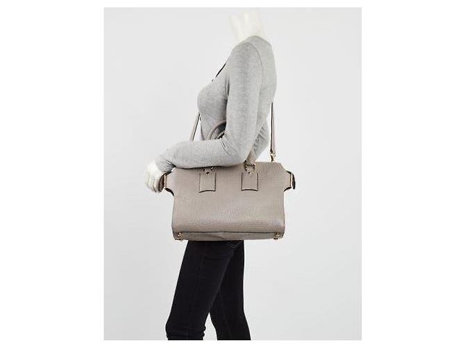 Borsa a tracolla Clifton in check House Burberry grigia Grigio - vista 14