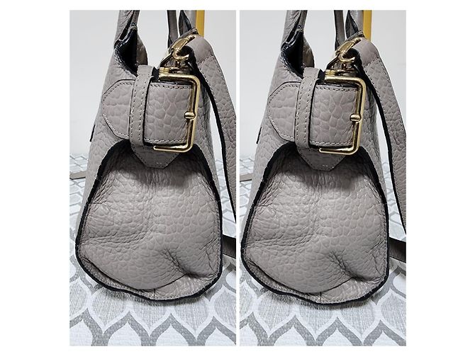 Borsa a tracolla Clifton in check House Burberry grigia Grigio - vista 6