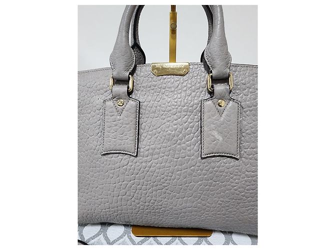 Borsa a tracolla Clifton in check House Burberry grigia Grigio - vista 8