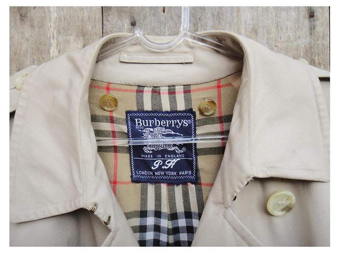 Burberry Trenchcoat Beige Baumwolle - Ansicht 2