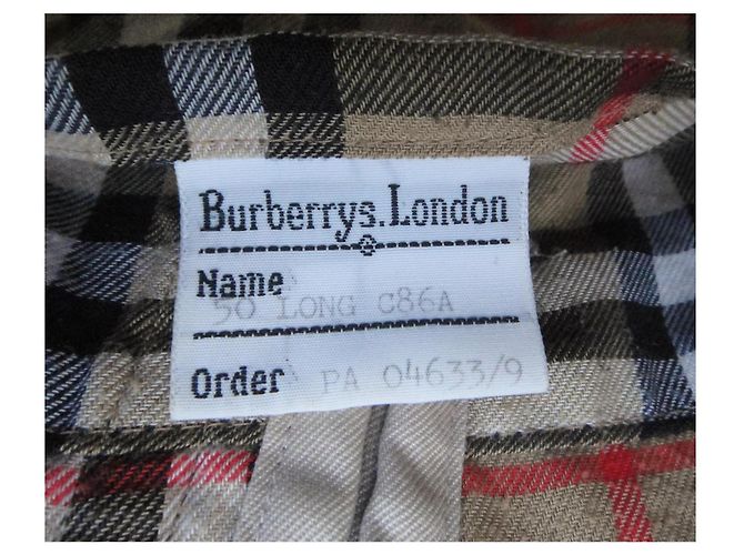 Burberry Trenchcoat Beige Baumwolle - Ansicht 6