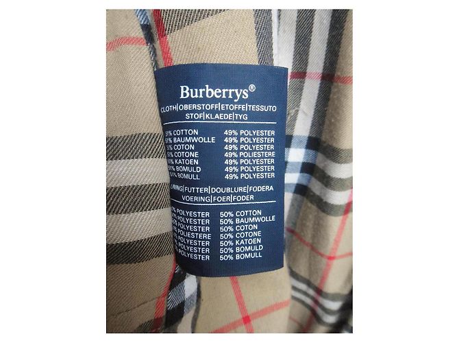 Burberry Trenchcoat Beige Baumwolle - Ansicht 7