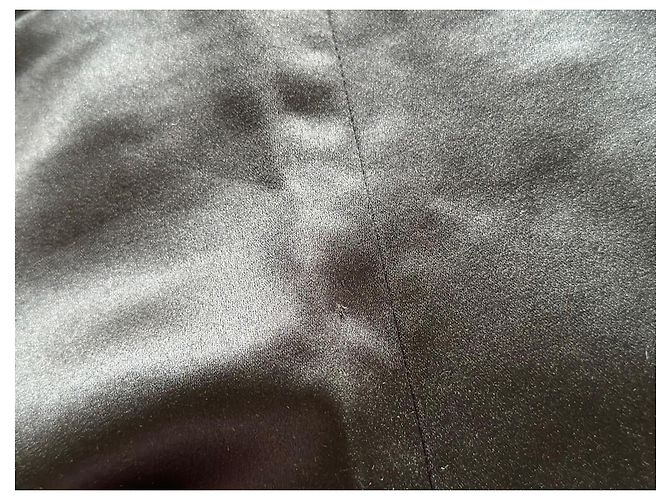 Pantalones negros Chanel con flecos - vista 10