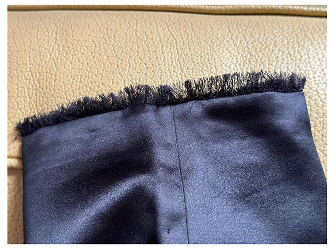 Pantalones negros Chanel con flecos - vista 11