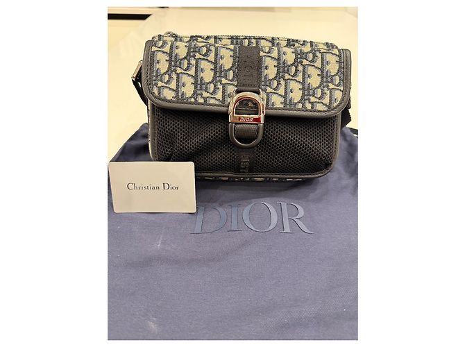 Borsa Saddle Oblique 8 Christian Dior Nera Nero - vista 2