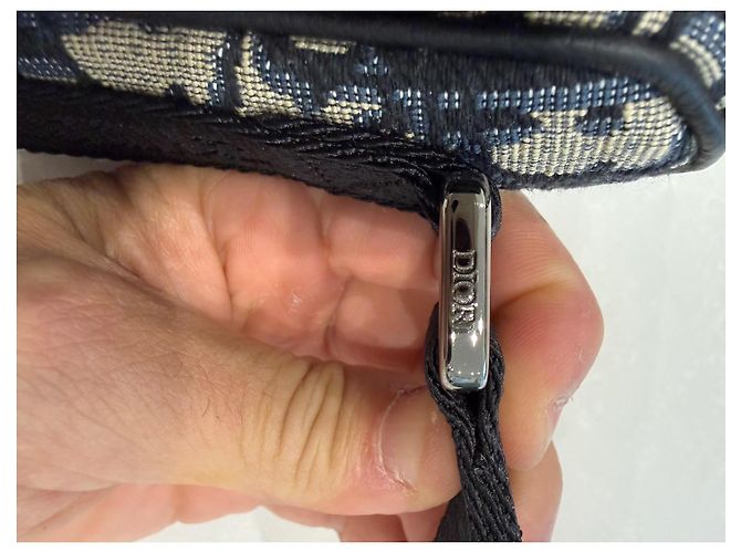 Borsa Saddle Oblique 8 Christian Dior Nera Nero - vista 8