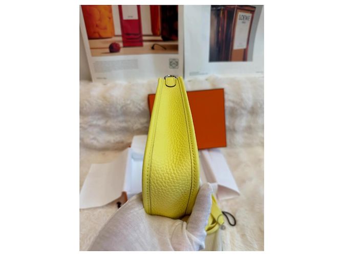 Hermès Evelyne TPM Tasche Gelb - Ansicht 10