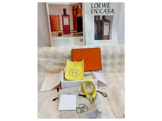 Hermès Evelyne TPM Tasche Gelb - Ansicht 11