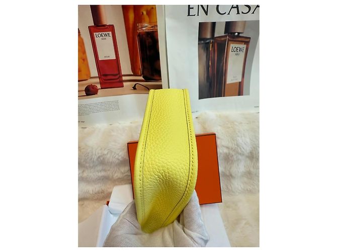 Hermès Evelyne TPM Tasche Gelb - Ansicht 2