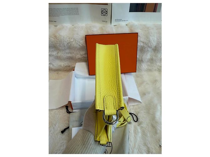 Hermès Evelyne TPM Tasche Gelb - Ansicht 3