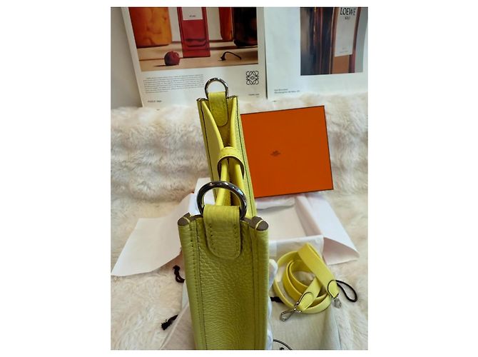 Hermès Evelyne TPM Tasche Gelb - Ansicht 4