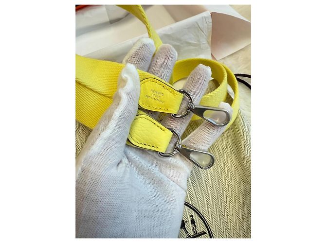 Hermès Evelyne TPM Tasche Gelb - Ansicht 6