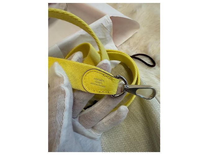 Hermès Evelyne TPM Tasche Gelb - Ansicht 7
