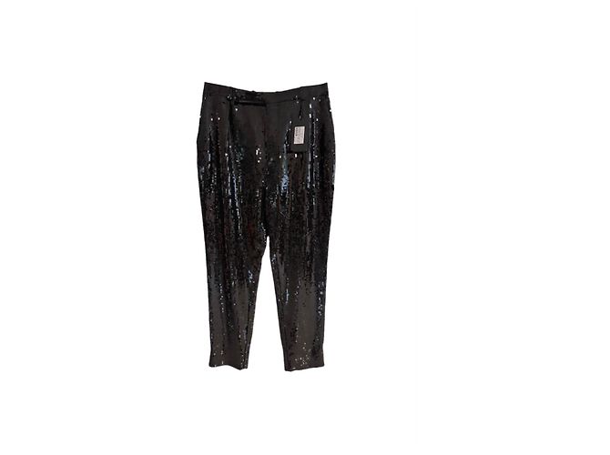 Saint Laurent Paillettenhose Schwarz - Ansicht 2