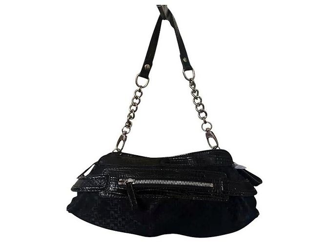 Borsa Guess nera decorata con borchie Nero - vista 3