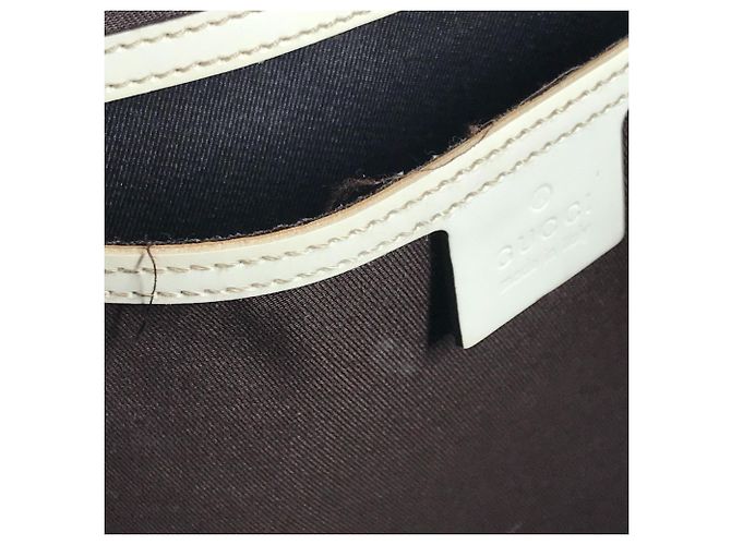 Borsa Tote Gucci 197954 GG Supreme Logo Bianco Beige - vista 16