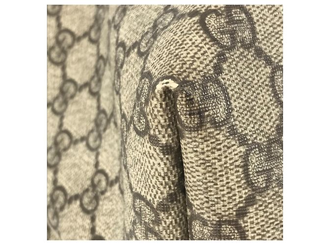 Borsa Tote Gucci 197954 GG Supreme Logo Bianco Beige - vista 7