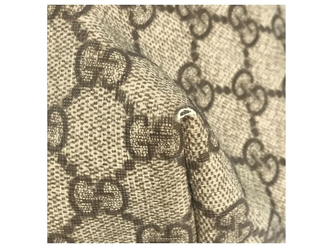 Borsa Tote Gucci 197954 GG Supreme Logo Bianco Beige - vista 8