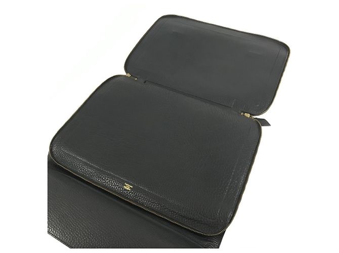 Borsa Tote Vintage Serviette Hermès Nero - vista 17