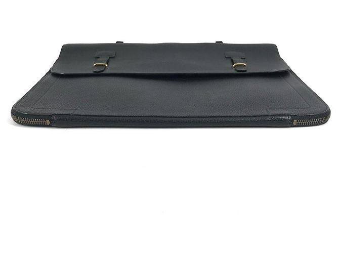 Borsa Tote Vintage Serviette Hermès Nero - vista 7