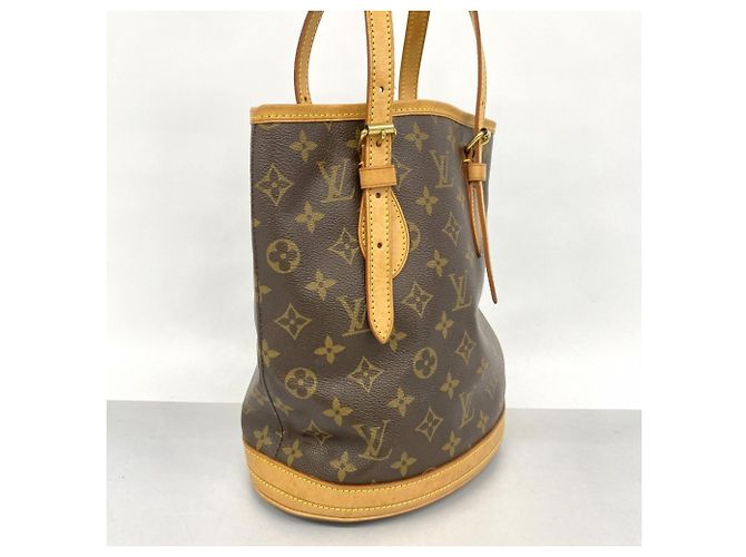 Borsa Tote Bucket PM Monogram Louis Vuitton Marrone - vista 2