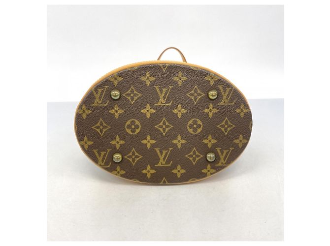 Borsa Tote Bucket PM Monogram Louis Vuitton Marrone - vista 3