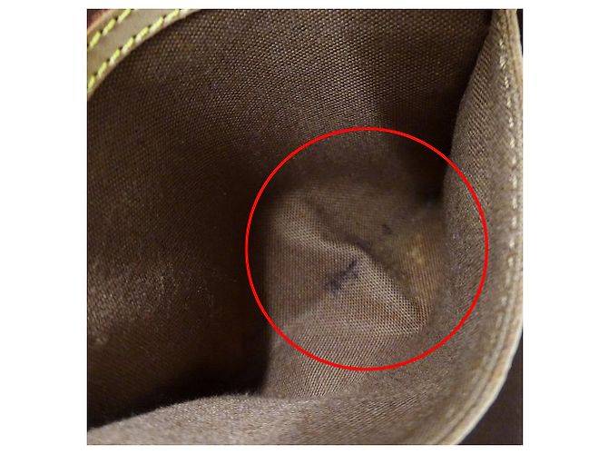 Louis Vuitton Monogram Alma Handtasche Braun - Ansicht 9