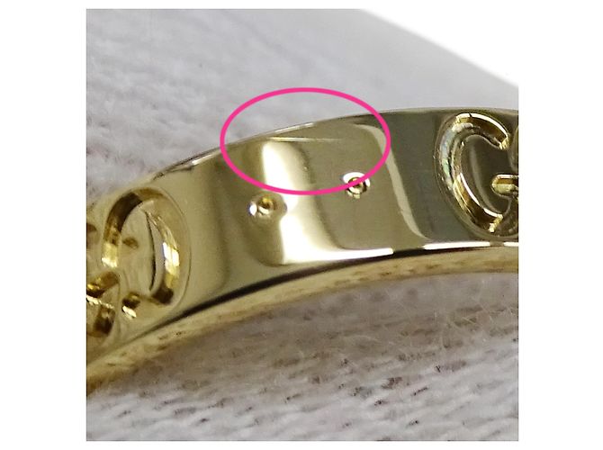 Anillo de banda de oro amarillo de 18K Gucci Dorado - vista 10