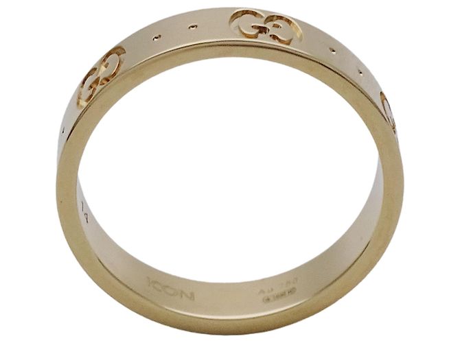 Anillo de banda de oro amarillo de 18K Gucci Dorado - vista 3