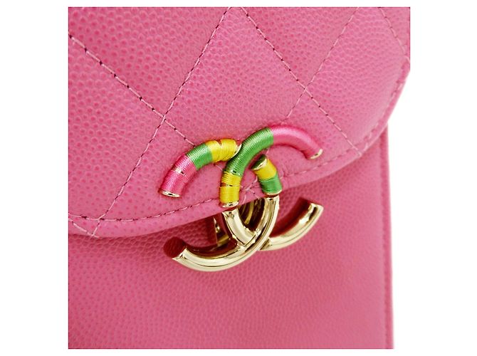 Borsa a mano Chanel Matelassé rosa - vista 10
