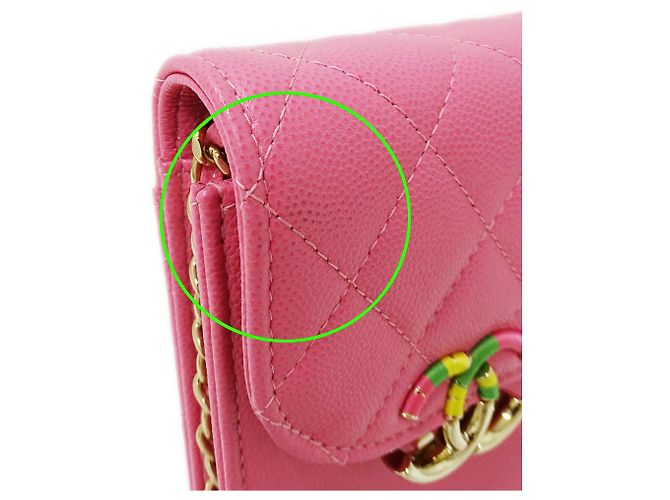 Borsa a mano Chanel Matelassé rosa - vista 11