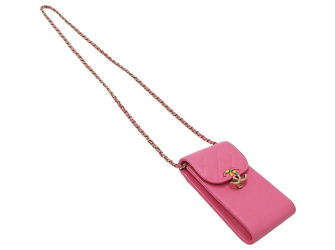 Borsa a mano Chanel Matelassé rosa - vista 4