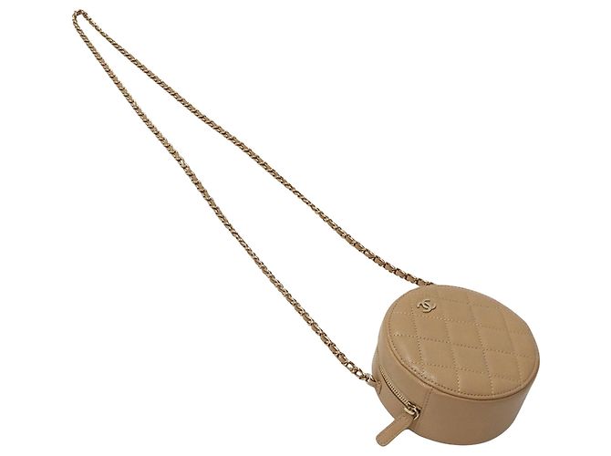 Borsa a mano Chanel Matelassé Beige - vista 4